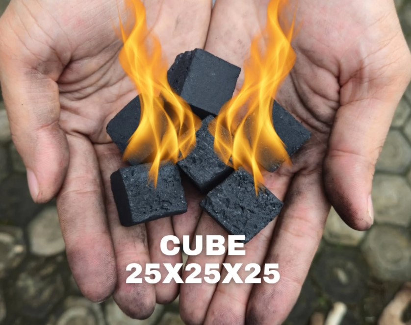 فحم مربعات جوز الهند